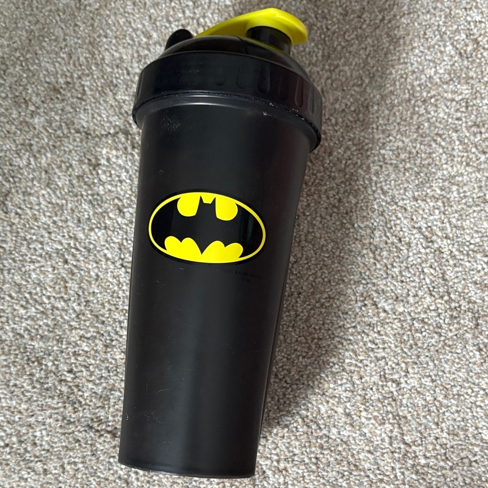 Batman Black and Yellow Shaker Bottle